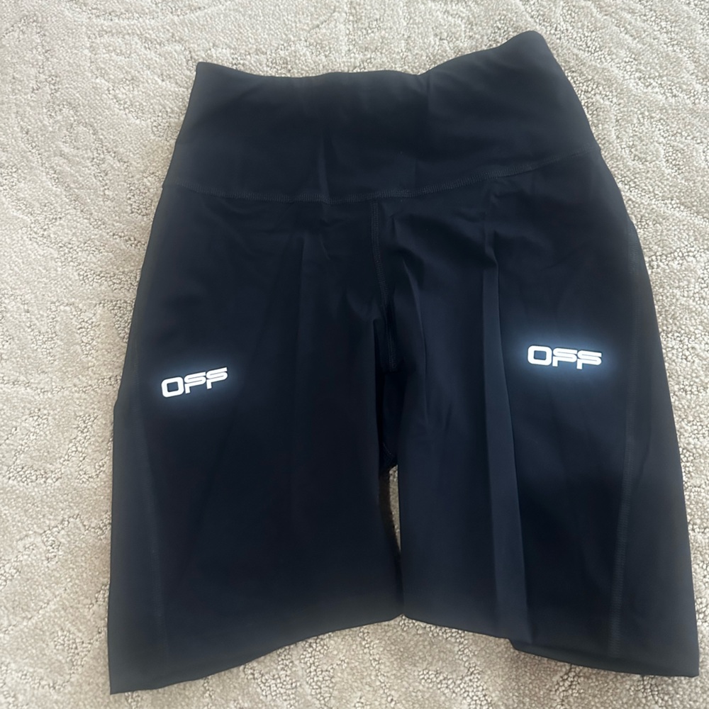 Off-White Black Biker Shorts - Picture 2 of 10